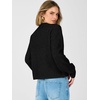 image:imageANRABESS Lightweight Cardigan Sweaters for Women Trendy  Soft Breathable Knit Subtle Cropped Long Sleeve Button Down Crewneck Relaxed Loose Fit Casual amp Work Wear Fall OutfitsBlack