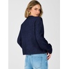 image:imageANRABESS Lightweight Cardigan Sweaters for Women Trendy  Soft Breathable Knit Subtle Cropped Long Sleeve Button Down Crewneck Relaxed Loose Fit Casual amp Work Wear Fall OutfitsNavy Blue