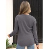 image:imageANRABESS Long Sleeve Shirts for Women Henley Tops Dressy Casual TShirts Blouses 2026 Fall Lightweight SweatersDark Gray