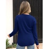 image:imageANRABESS Long Sleeve Shirts for Women Henley Tops Dressy Casual TShirts Blouses 2026 Fall Lightweight SweatersDeep Blue