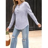 image:imageANRABESS Long Sleeve Shirts for Women Henley Tops Dressy Casual TShirts Blouses 2026 Fall Lightweight SweatersGrey