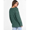 image:imageANRABESS Ribbed V Neck Long Sleeve Shirts for Women  Soft lightweight Sweaters Loose Fit Office Work Casual Daily Wear Tunic 2026 Fall Winter Transition OutfitsGreen