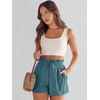 image:imageANRABESS Women Linen Shorts Wide Leg High Waist Loose Elastic Drawstring Casual Dressy 2026 Summer for Beach Vacation DailyLake