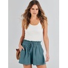 image:imageANRABESS Women Linen Shorts Wide Leg High Waist Loose Elastic Drawstring Casual Dressy 2026 Summer for Beach Vacation DailyLake