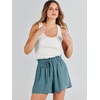 image:imageANRABESS Women Linen Shorts Wide Leg High Waist Loose Elastic Drawstring Casual Dressy 2026 Summer for Beach Vacation DailyLake