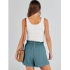 image:imageANRABESS Women Linen Shorts Wide Leg High Waist Loose Elastic Drawstring Casual Dressy 2026 Summer for Beach Vacation DailyLake