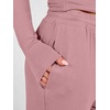 image:imageANRABESS Womens 2 Piece Soft Comfy Lounge Sets  Long Sleeve Side Ruching Top Wide Leg Drawstring Pants with Pockets Airport Travel Matching Set Fall Winter OutfitsPink