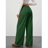 image:imageANRABESS Womens Baggy Wide Leg Palazzo Pants  Loose Fit Drawstring Elastic Waist Trousers with Pockets Casual Flowy Lounge Work Outfits 2026 Fall summer ClothesGreen