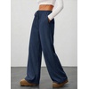 image:imageANRABESS Womens Baggy Wide Leg Palazzo Pants  Loose Fit Drawstring Elastic Waist Trousers with Pockets Casual Flowy Lounge Work Outfits 2026 Fall summer ClothesNavy Blue