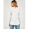 image:imageANRABESS Womens Long Sleeve V Neck Waffle Knit Shirts  Dressy Casual Tunic Tops Soft Comfortable Loose Fit Basic Tees Travel Work Daily Wear Fall Spring Winter BlouseWhite