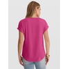 image:imageANRABESS Womens Short Sleeve Pleated T Shirts  Scoop Neck Breathable Tops Business Casual Dressy Blouses 2026 Summer Cute Fashion ClothesHot Pink