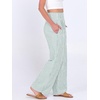 image:imageANRABESS Womens Striped Gingham Palazzo Pants  Wide Leg Smocked High Waisted Pajama Pants Lounge amp Casual Summer Fall Cute Pants with PocketsGreen White Stripe