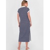 image:imageANRABESS Womens Summer Casual Polo V Neck Dresses  Short Sleeve Split Tshirt Maxi Dress with Pockets Soft WrinkleFree Loose Fit Beach Vacation Travel Outfit Summer ClothesBlue White Stripe