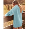 image:imageANRABESS Womens Sweater Dress Oversized Cable Knit Chunky Long Sleeve Short Dresses 2026 Fall Outfits Vacation Winter ClothesBlue