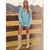 image:imageANRABESS Womens Sweater Dress Oversized Cable Knit Chunky Long Sleeve Short Dresses 2026 Fall Outfits Vacation Winter ClothesBlue