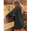 image:imageANRABESS Womens Sweater Dress Oversized Cable Knit Chunky Long Sleeve Short Dresses 2026 Fall Outfits Vacation Winter ClothesDeep Gray