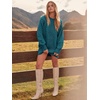 image:imageANRABESS Womens Sweater Dress Oversized Cable Knit Chunky Long Sleeve Short Dresses 2026 Fall Outfits Vacation Winter ClothesOpal