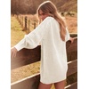 image:imageANRABESS Womens Sweater Dress Oversized Cable Knit Chunky Long Sleeve Short Dresses 2026 Fall Outfits Vacation Winter ClothesWhite
