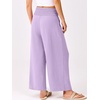 image:imageANRABESS Womens Wide Leg Palazzo Pants with Pockets  Lightweight Breathable High Waisted Pants Beach Vacation Flowy Lounge amp Casual Summer TrousersLight Purple