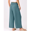 image:imageANRABESS Womens Wide Leg Palazzo Pants with Pockets  Lightweight Breathable High Waisted Pants Beach Vacation Flowy Lounge amp Casual Summer TrousersLake