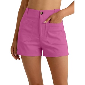 image:imageANRABESS Dressy Shorts for Women with Flat Pockets  WrinkleFree Stretchy Comfort Shorts Business Casual Office Work 2026 Summer Cute ClothesHot Pink