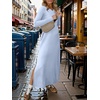 image:imageANRABESS Women Long Sleeve Dresses 2026 Fall Casual Crewneck Loose Fit Split Flowy WrinkleFree Travel Vacation Maxi DressLight Blue