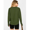 image:imageANRABESS Womens Long Sleeve Crew Neck Pullover Sweater  Ribbed Knit Tunic Top amp Thumb Hole Work Office Travel Basic Casual Fall Outfits For Daily Wear Winter Transition ClothingArmy Green