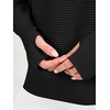 image:imageANRABESS Womens Long Sleeve Crew Neck Pullover Sweater  Ribbed Knit Tunic Top amp Thumb Hole Work Office Travel Basic Casual Fall Outfits For Daily Wear Winter Transition ClothingBlack