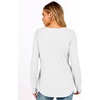 image:imageANRABESS Womens Long Sleeve Waffle Knit Basic Shirts  Soft Comfy Loose Fit Tunic Tops Crew Neck Curved Hem Business Casual Dressy Blouses Trendy Fall Winter OutfitsWhite