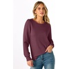 image:imageANRABESS Womens Long Sleeve Waffle Knit Basic Shirts  Soft Comfy Loose Fit Tunic Tops Crew Neck Curved Hem Business Casual Dressy Blouses Trendy Fall Winter OutfitsMauve