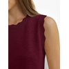 image:imageANRABESS Womens Sleeveless Scallop Knit Sweater Vest  Tank Tops Soft Blend Crew Neck Pullover Wavy Hem Regular Fit Preppy Y2K Style Lightweight Summer Fall 2026 Casual ChicDrak Red