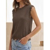 image:imageANRABESS Womens Sleeveless Scallop Knit Sweater Vest  Tank Tops Soft Blend Crew Neck Pullover Wavy Hem Regular Fit Preppy Y2K Style Lightweight Summer Fall 2026 Casual ChicBrown