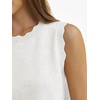 image:imageANRABESS Womens Sleeveless Scallop Knit Sweater Vest  Tank Tops Soft Blend Crew Neck Pullover Wavy Hem Regular Fit Preppy Y2K Style Lightweight Summer Fall 2026 Casual ChicWhite