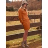 image:imageANRABESS Women Long Sleeve Turtle Mock Neck Rib Knit Stretch Slim Fitted Bodycon Sweater Mini Short Dress 2026 Fall OutfitsRust Orange