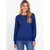 image:imageANRABESS Womens Crewneck Long Sleeve Knit Sweater  Soft Lightweight Loose Fit Basic Pullover TopsCasual OfficeLayering Daily WearFall Winter OutfitsRoyal Blue