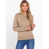 image:imageANRABESS Womens Crewneck Long Sleeve Knit Sweater  Soft Lightweight Loose Fit Basic Pullover TopsCasual OfficeLayering Daily WearFall Winter OutfitsWarm Khaki
