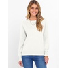 image:imageANRABESS Womens Crewneck Long Sleeve Knit Sweater  Soft Lightweight Loose Fit Basic Pullover TopsCasual OfficeLayering Daily WearFall Winter OutfitsWhite