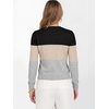 image:imageANRABESS Womens Cropped Crew Neck Long Sleeve Sweater  Lightweight Soft Ribbed Knit PulloverSlim Fit TopsBusiness Casual OutfitsWork Office AllDay WearFall Winter ClothesBlackbeigegrey