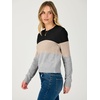 image:imageANRABESS Womens Cropped Crew Neck Long Sleeve Sweater  Lightweight Soft Ribbed Knit PulloverSlim Fit TopsBusiness Casual OutfitsWork Office AllDay WearFall Winter ClothesBlackbeigegrey