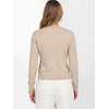 image:imageANRABESS Womens Cropped Crew Neck Long Sleeve Sweater  Lightweight Soft Ribbed Knit PulloverSlim Fit TopsBusiness Casual OutfitsWork Office AllDay WearFall Winter ClothesAlmond