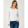 image:imageANRABESS Womens Cropped Crew Neck Long Sleeve Sweater  Lightweight Soft Ribbed Knit PulloverSlim Fit TopsBusiness Casual OutfitsWork Office AllDay WearFall Winter ClothesWhite
