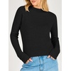image:imageANRABESS Womens Long Sleeve Crew Neck Knit Sweaters  RibbedSoft Comfy BreathableBusiness Casual Basic Pullover Tops Work Office Daily Outfits Fall Winter Layering ClothingBlack