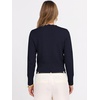 image:imageANRABESS Womens Long Sleeve Cropped Pullover Sweaters  V Neck Scalloped Lightweight Sweater Tops Soft Comfy Business Casual Work Travel Vacation Fall Winter Layer ClothingNavy Blue