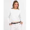 image:imageANRABESS Womens Long Sleeve Scalloped Cropped Sweaters  Lightweight Soft Comfy Ribbed KnitDressy Casual Pullover TopsBusiness Work OfficeTravel Vacation WearFall Winter ClothesWhite