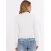 image:imageANRABESS Womens Long Sleeve Scalloped Cropped Sweaters  Lightweight Soft Comfy Ribbed KnitDressy Casual Pullover TopsBusiness Work OfficeTravel Vacation WearFall Winter ClothesWhite