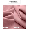 image:imageANRABESS Womens Long Sleeve Sweatshirt Crewneck Tunic Tops  Side Split High Low HemLoose Rayon BlendRibbed CuffsCasual Lounge School Daily OutfitsFall SpringPink