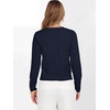 image:imageANRABESS Womens Long Sleeve V Neck Cropped Sweaters  Classic Pullover Basic Tops Soft Comfy Lightweight Business Casual Work Travel Vacation Fall Winter Layer ClothesNavy Blue