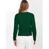 image:imageANRABESS Womens Long Sleeve V Neck Cropped Sweaters  Classic Pullover Basic Tops Soft Comfy Lightweight Business Casual Work Travel Vacation Fall Winter Layer ClothesForest Green