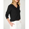 image:imageANRABESS Womens Long Sleeve Wool Blend Sweater Tops  V Neck LightweightCozy Soft PulloverElegant Business Casual WearWork Office Basic OutfitsEarly Fall Winter Layer ClothesBlack