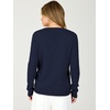 image:imageANRABESS Womens Long Sleeve Wool Blend Sweater Tops  V Neck LightweightCozy Soft PulloverElegant Business Casual WearWork Office Basic OutfitsEarly Fall Winter Layer ClothesNavy Blue